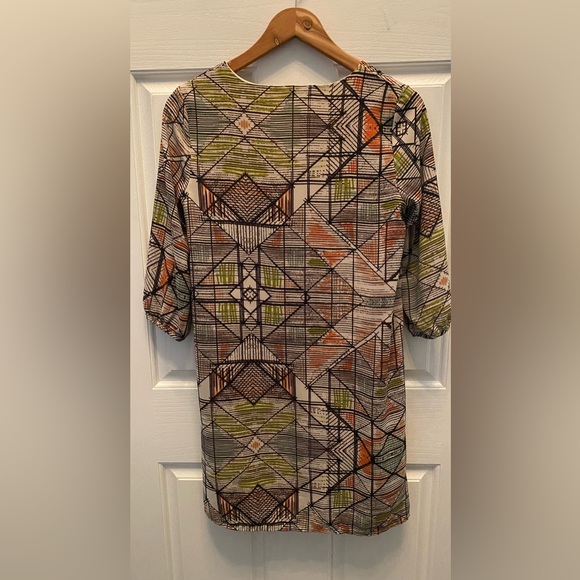 PRE-OWNED CHRISTIAN CALIANDO WOMEN'S PRINT DRESS- SMALL - Picture 2 of 4